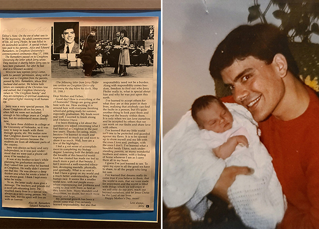 Images of Jerry Pfeifer and his family.