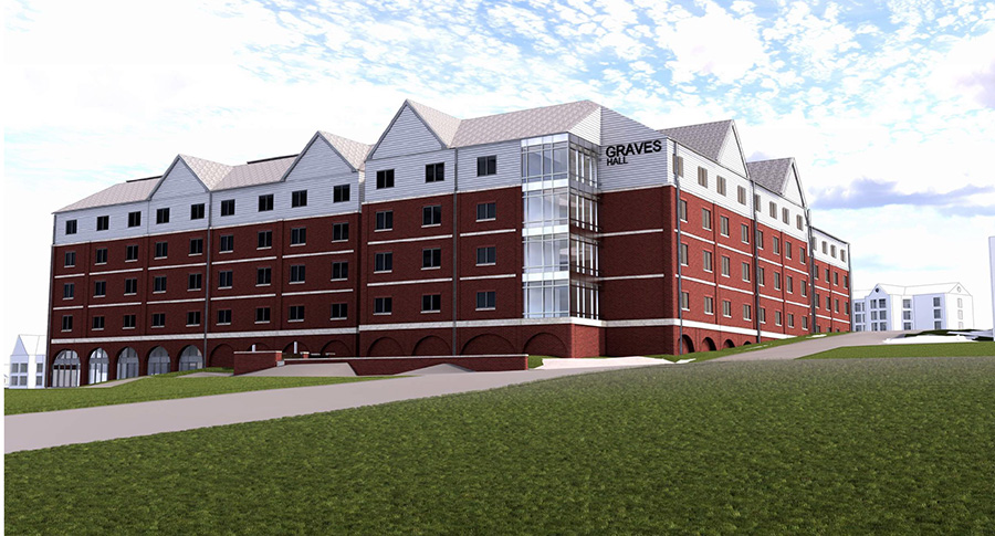 Rendering of Graves Hall