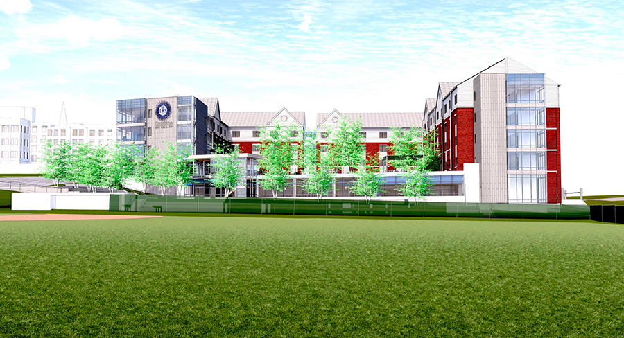 Rendering of Graves Hall
