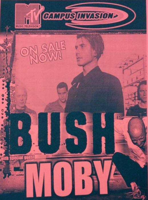 Bush and Moby flyer