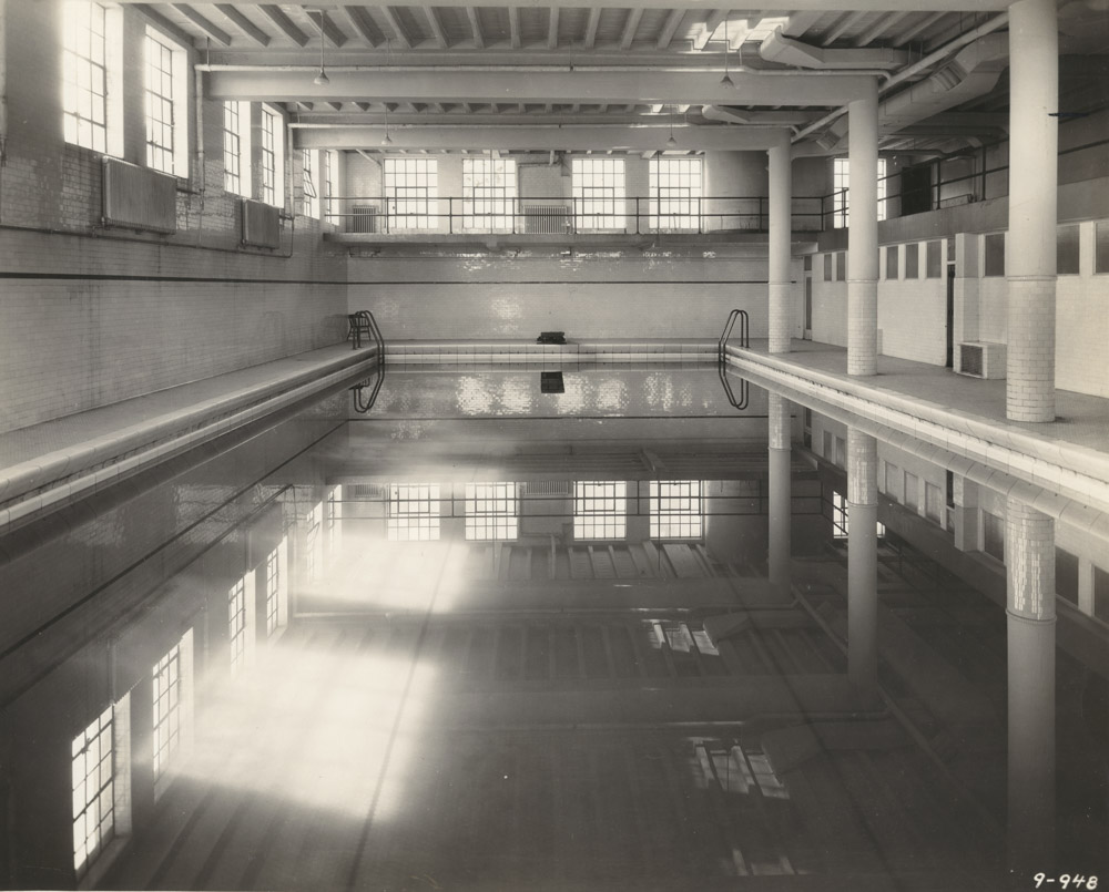 Swimming pool in the Old Gym.