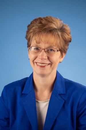 A headshot of Kathy Martin