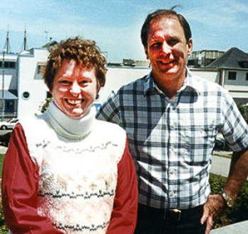 Eileen Brady pictured with Steve Huntsberry