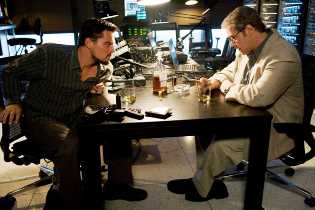Leonardo DiCaprio and Russell Crowe in a scene from Body of Lies.