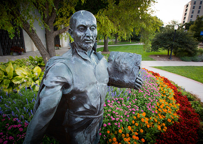 St. Ignatius Statue