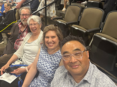 Bianco - The family at 2025 Commencement Ceremony. The family during Creighton’s 2025 Undergraduate Commencement Ceremony.