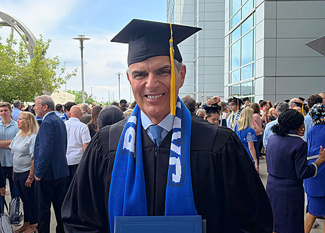 Al Lopez at commencement 2026