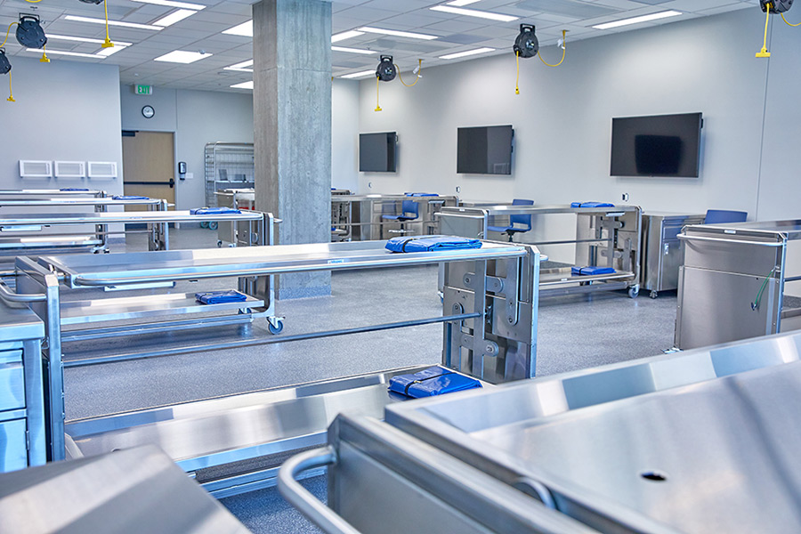 Creighton labs and facilities in the Phoenix health sciences campus.