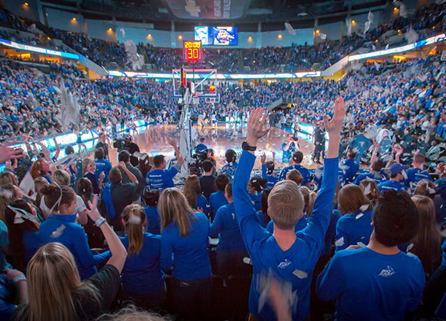 Creighton basketball crowd