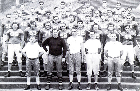 Creighton football's 1942 team.