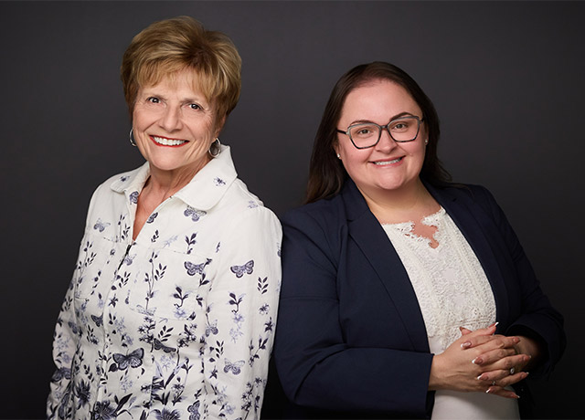 Dean Emerita of Nursing Catherine Todero and Dean Jessica Clark