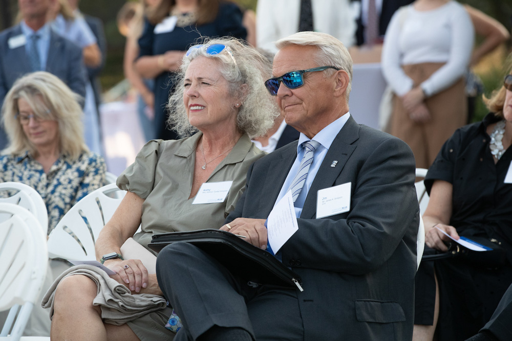 Audience at the groundbreaking event. 