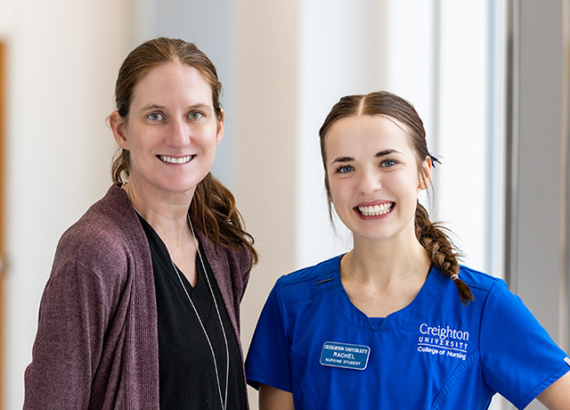 Lindsay Iverson and Rachel Malander
