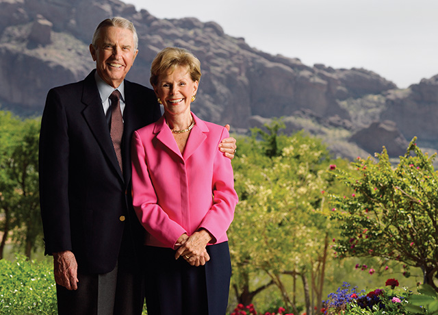 Doris Norton and her late husband, John