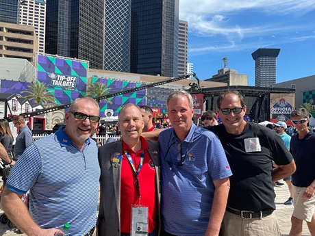 Doug, Chris and friends at the Final Four.