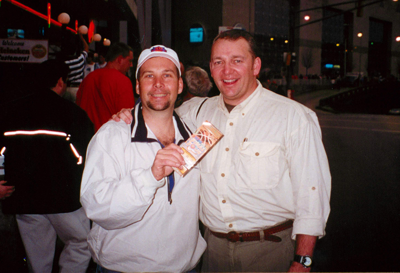 Doug and Kris at the 2002 Final Four