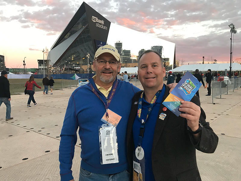 Doug and Kris at the 2019 Final Four