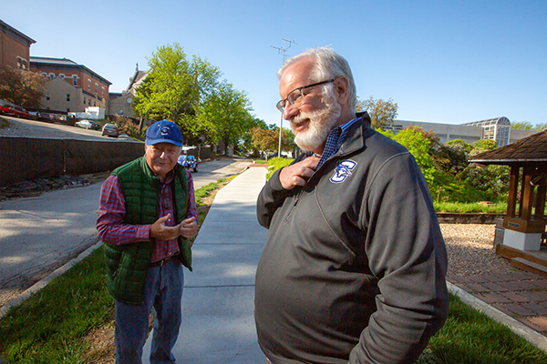 Doug Ryan, left, and Rod Jewell. Photo by Dave Weaver.