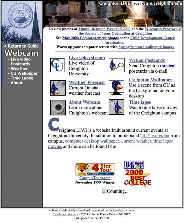 Image of the webcam site.
