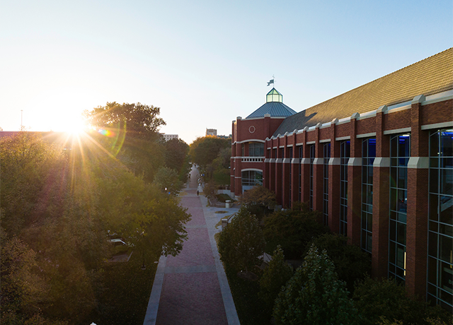 Harper Center Sunset Picture