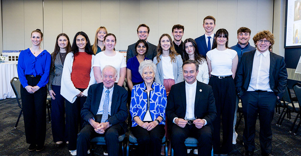 Ferlic Fellows group photo with Dr. Randolph M. and Teresa Ferlic