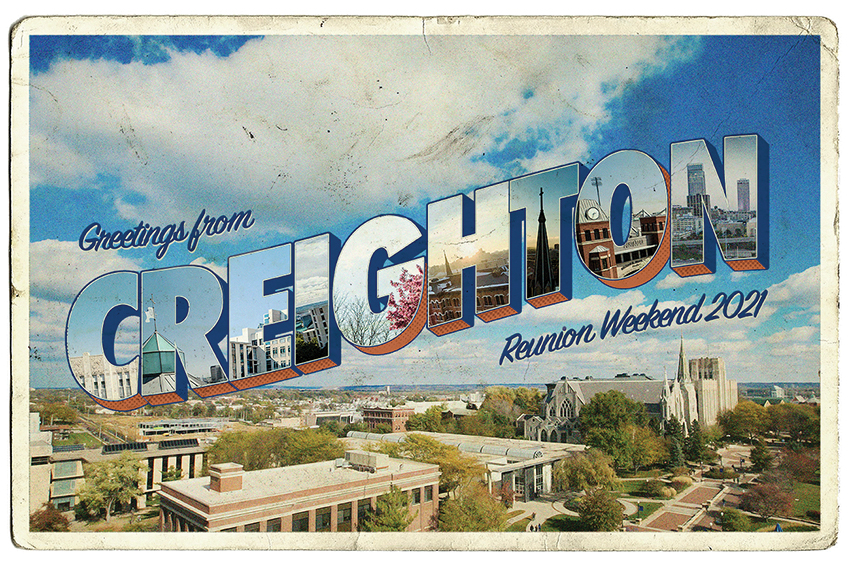 Creighton Reunion postcard