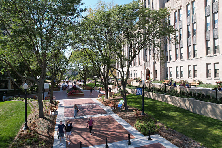 Image of the Creighton Mall.