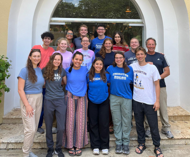 Don and Alec Czaplicki, both right, with their ILAC group in the DR.