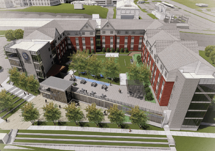 New residence hall rendering