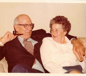 Hirsch with wife Dorothy
