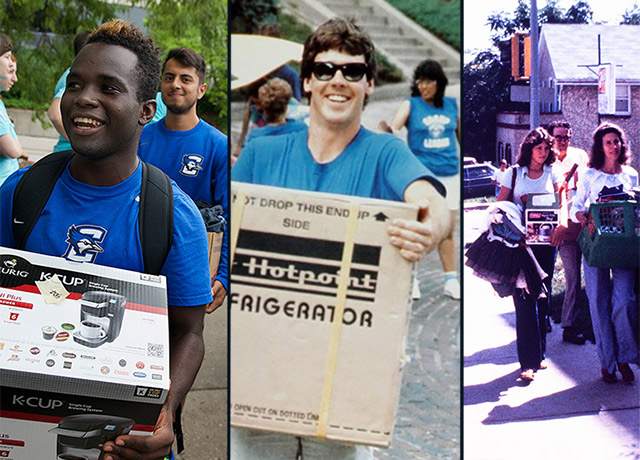 Creighton students moving in