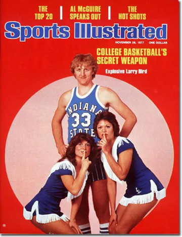 Larry Bird Sports Illustrated cover.
