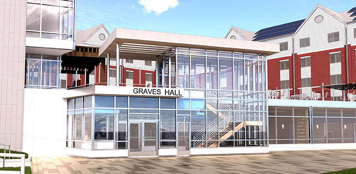 Graves Hall rendering