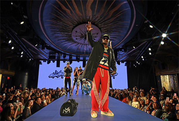 Donovan Mann on runway at Fashion Week
