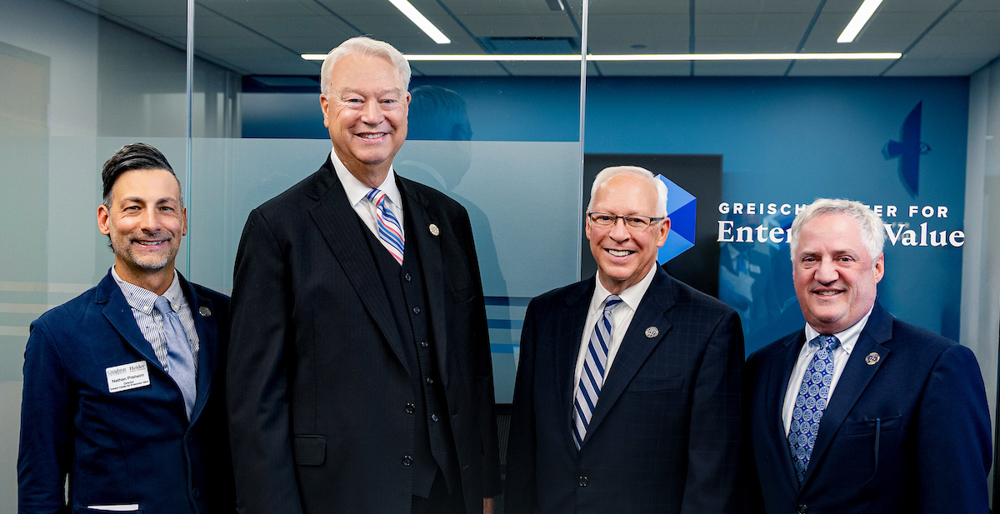 From left: Nathan Preheim, Jim Greisch, Anthony Hendrickson and Mark Huber.