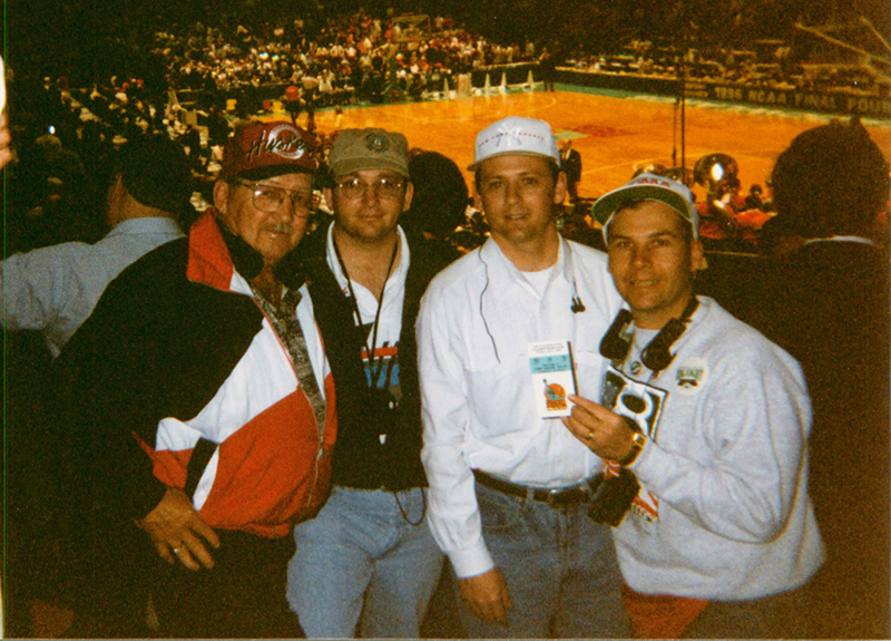 Doug and Kris at the 1996 Final Four