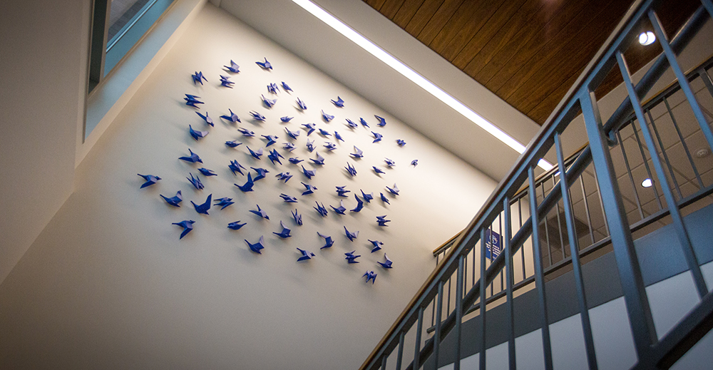 Interior images of the Harper Center