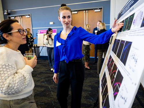 Ferlic Fellows poster presentation female student