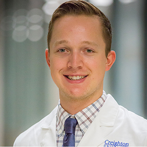 Ben Thompson, DPT’21, Judith R. Gale Master Clinician Scholarship recipient 