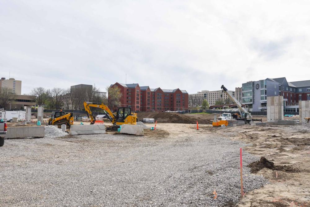 A large patch of dirt