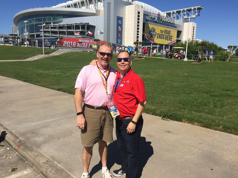 Doug and Kris at the 2016 Final Four