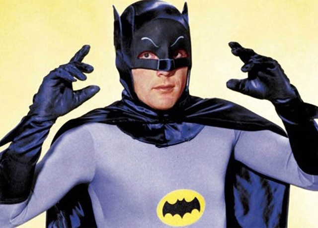 Adam West as Batman.