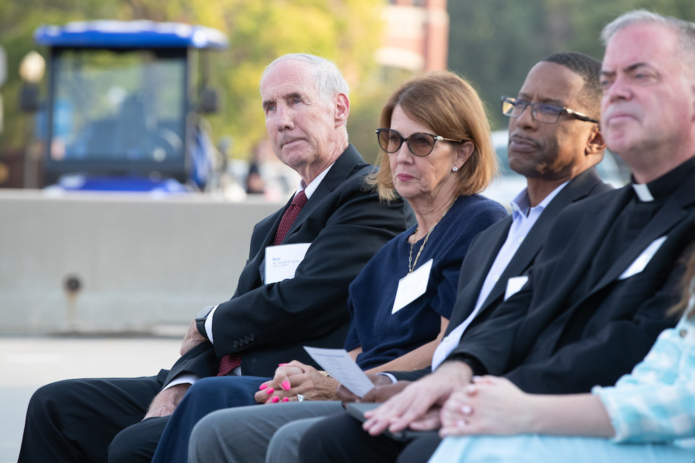 Audience at the groundbreaking event. 