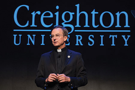 Creighton President the Rev. Daniel S. Hendrickson, SJ, PhD, discusses campaign priorities.