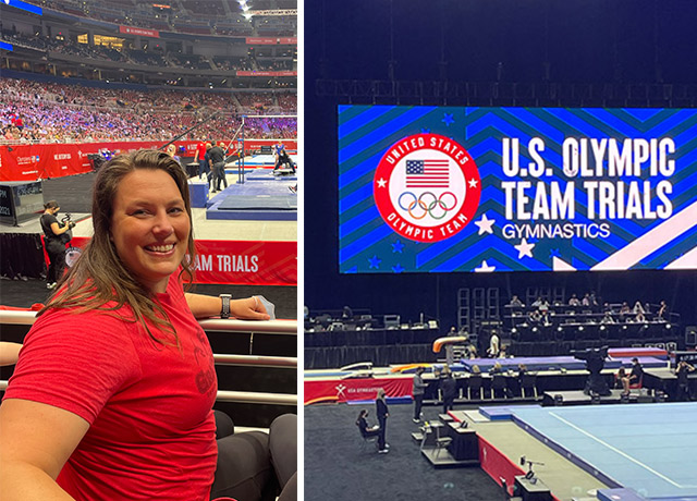 Beth Riemersma at the Olympic Trials