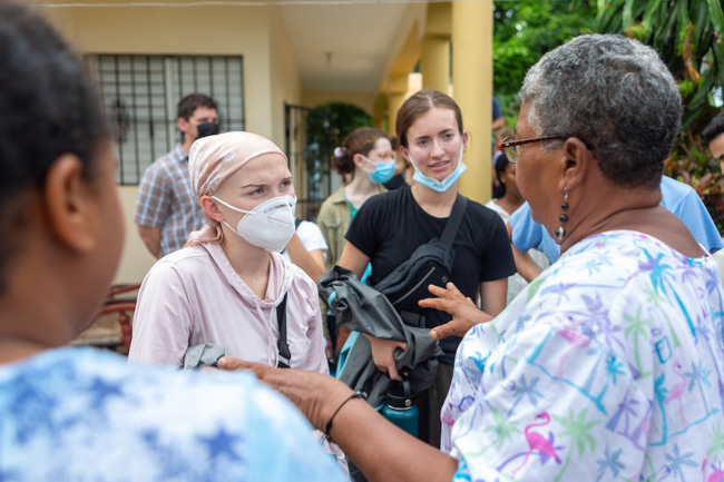 Creighton students work with local healthcare providers at immersion sites.