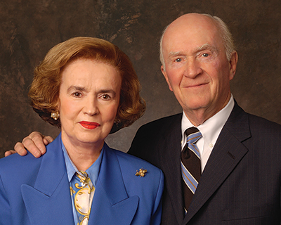 Mary Heider, Hon’10, and Charles Heider, BSC’49, Hon’10.
