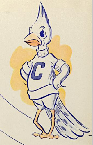 What the first Billy Bluejay looked like in 1941.