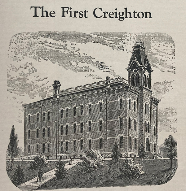 Drawing of Creighton College.