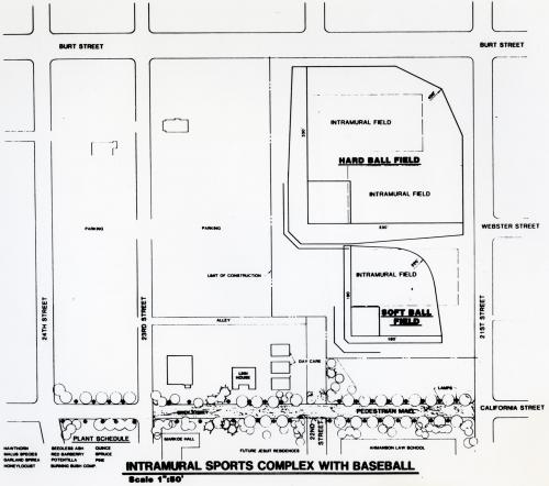 CU Sports Complex design map A sketched map of a new field